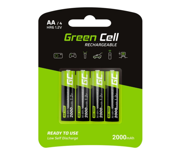 Green Cell 4x AA HR6 2000mAh GR02 - 573954 - zdjęcie